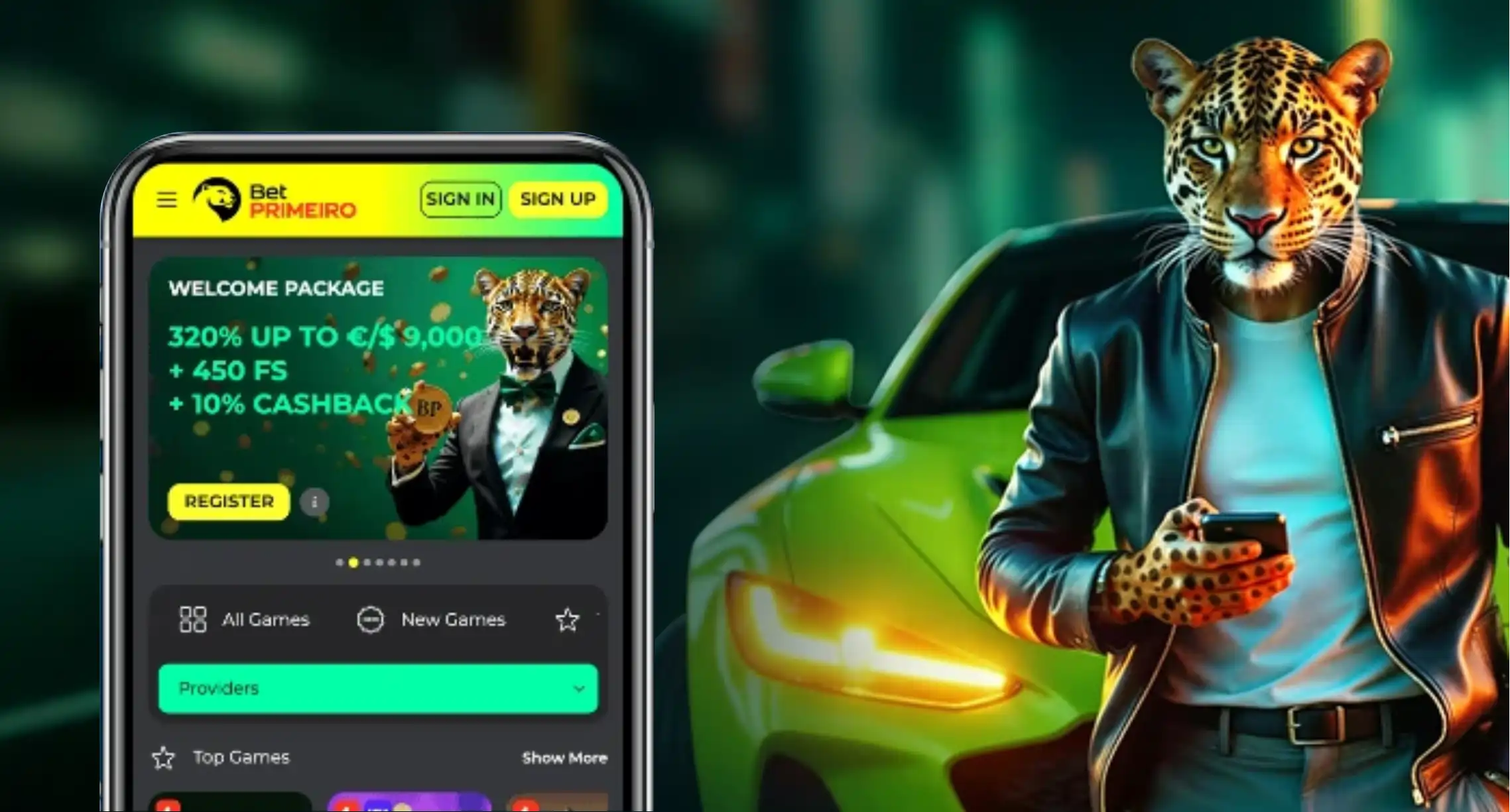 BetPrimeiro Casino App Screenshot